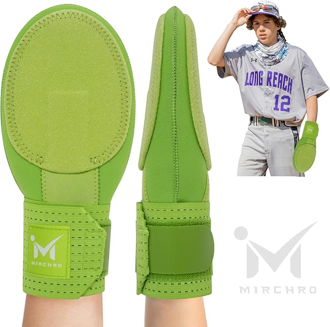Baseball Sliding Mitt, Youth Ages 6-12 & Teens Adults 12+, Sliding Glove Hand Guard for Baserunning, Hard Shell Ambidextrous Left/Right, Baseball/Softball Compatible, Drip Style