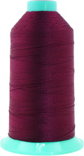 Mandala Crafts Bonded Nylon Thread Burgundy Heavy Duty Sewing Threads by MandalaCrafts