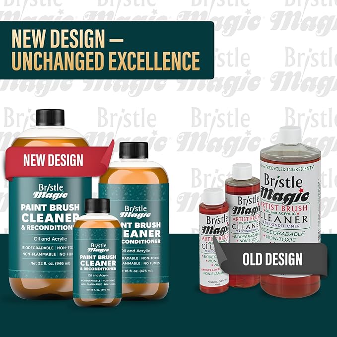 Oil Paint Brush Cleaner and Restorer-Paintbrush Cleaner - Image 9