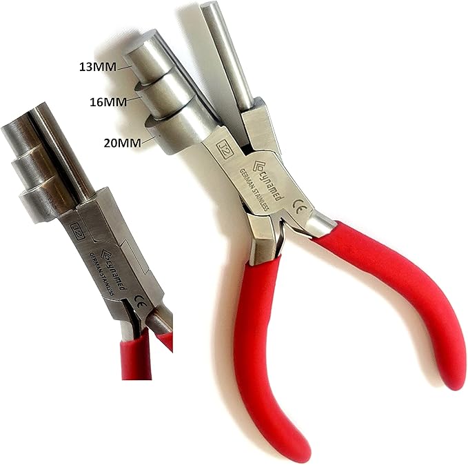 German Heavy Duty Bail Making Pliers -BIG WRAPPER LOOPING, WIRE WORKING - Image 2