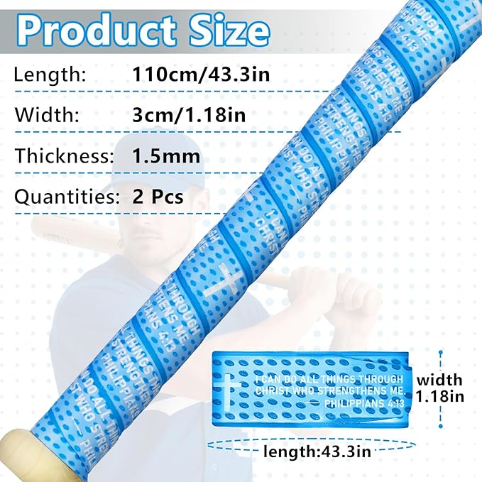 Eyourlife 2/4 Pack Baseball Bat Grip Bat Wraps for Baseball Lifestyle Softball Gifts Pro Feel Non-Slip Elite Batting Grip Tape for Bats Players