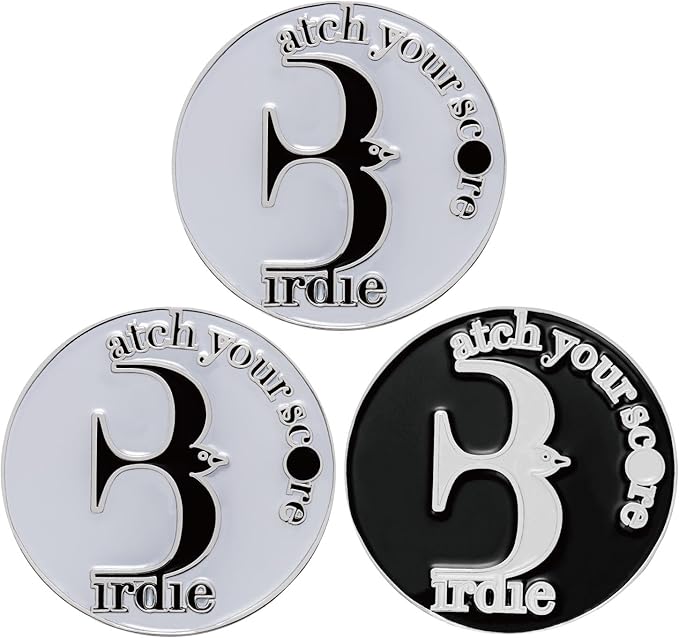 Golf Ball Marker with Golf Stroke Counter Bracelet, Birdie Ball Marker, Golf Accessories for Men and Women, Golf Gifts for Men and Women