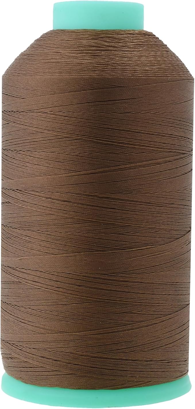 Mandala Crafts Bonded Nylon Thread Coyote Brown Heavy Duty Sewing Threads by MandalaCrafts