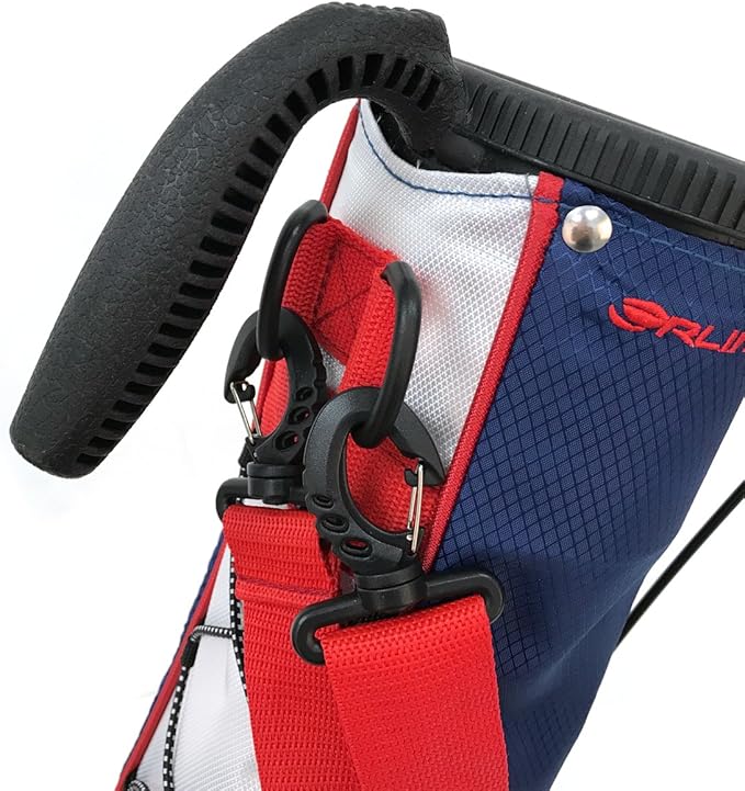 Orlimar Pitch ’n Putt Lightweight Sunday Golf Bag with Stand, Ultra-Light Carry Design, Two-Way Divider Top, Shoulder Strap, Compact Carry Golf Bag for Men & Women