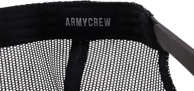 Armycrew Oversize XXL Low Profile Two Tone Mesh Back Trucker Baseball Cap