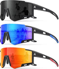 Kids Sunglasses Youth Baseball Sunglasses for Boys Girls Age 6-14 Sports UV400 Protection SunGlasses 3 Pack