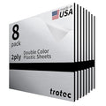 Trotec | Metallic Looking Acrylic Sheet | 12"x12"x1/8", Name Plate | USA Made by TrotecEngravingSupplies
