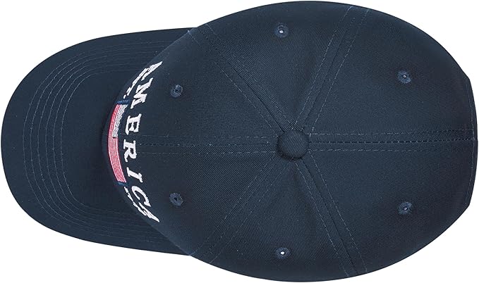 IIN American Flag Baseball Cap for Men Women Low Profile USA Army Tactical Operator Military Plain Dad Hat