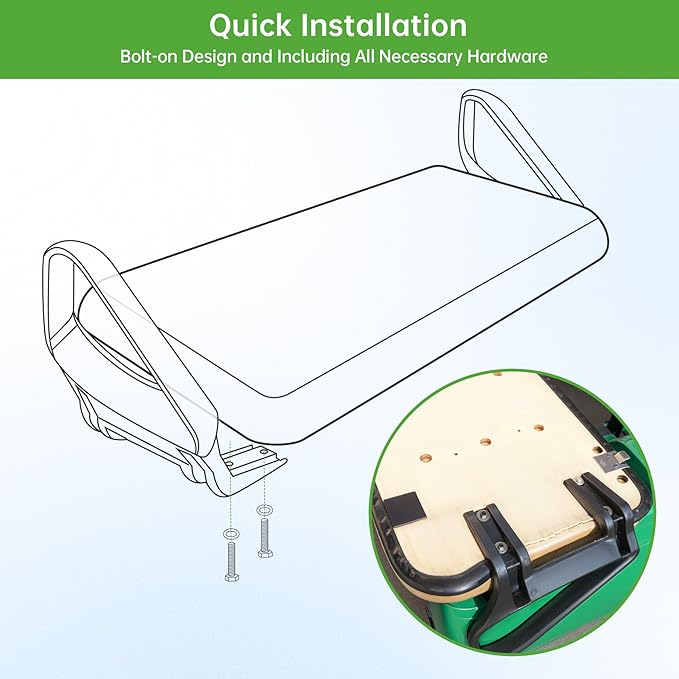 10L0L Golf Cart Arm Rest Hip Restraint for EZGO TXT 1994-up Gas & Electric Driver and Passenger Side (1 Pair Left + Right), OEM# 71701-G01 71702-G01