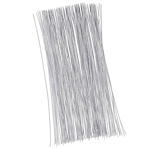 Juvale 300 Pieces White Floral Wire Stems by Juvale