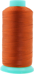 Mandala Crafts Bonded Nylon Thread Burnt Orange Heavy Duty Sewing Threads by MandalaCrafts
