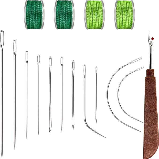 VONEEDL Heavy Duty Sewing Needles & Waxed Thread by VONEEDL