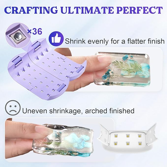 LET'S RESIN UV Light Advanced, Two-Sided Longer time Setting UV Lamp - Image 5