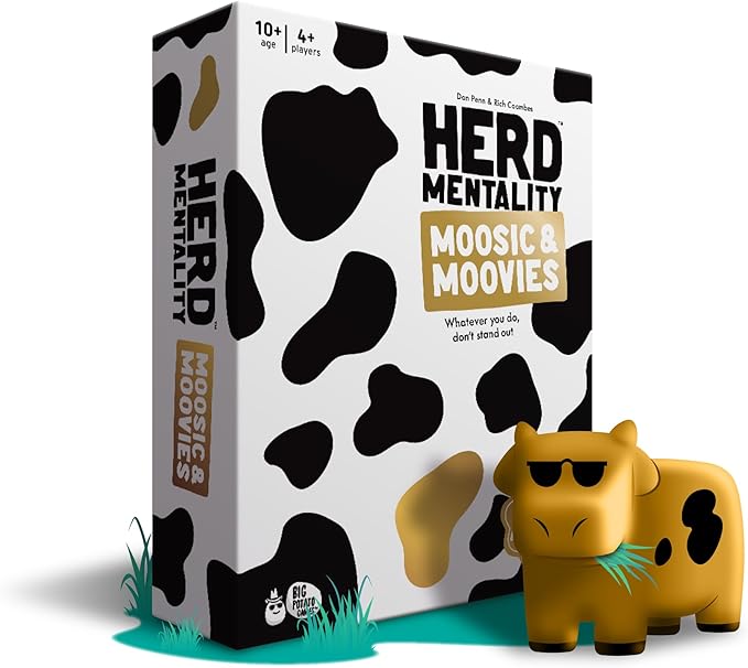 Big Potato Herd Mentality Moovies & Moosic Board Game | Fun by BigPotatoGames