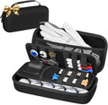 YOREPEK Golf Glove Holder with Removable Glove Shaper, Golf Valentines Gift, Protective Hard Shell Golf Accessories Case Bag with 2 Dividers Fits Balls, Tees, Markers, Cool Gifts for Golfers