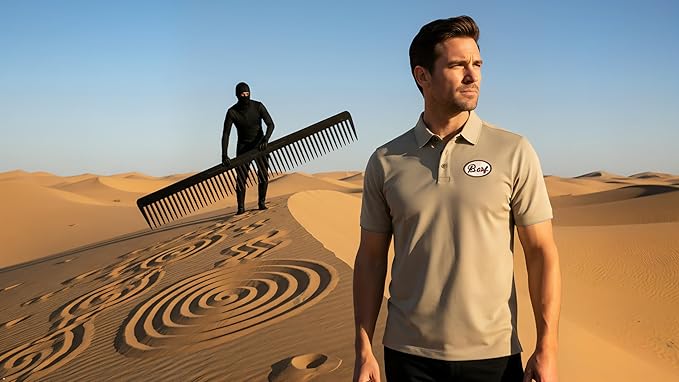 Funny Parody Golf Polo Shirt – Fun Movie Performance Quick Dry UPF Sun Protection Moisture Wicking Casual Wear Shocker Golf