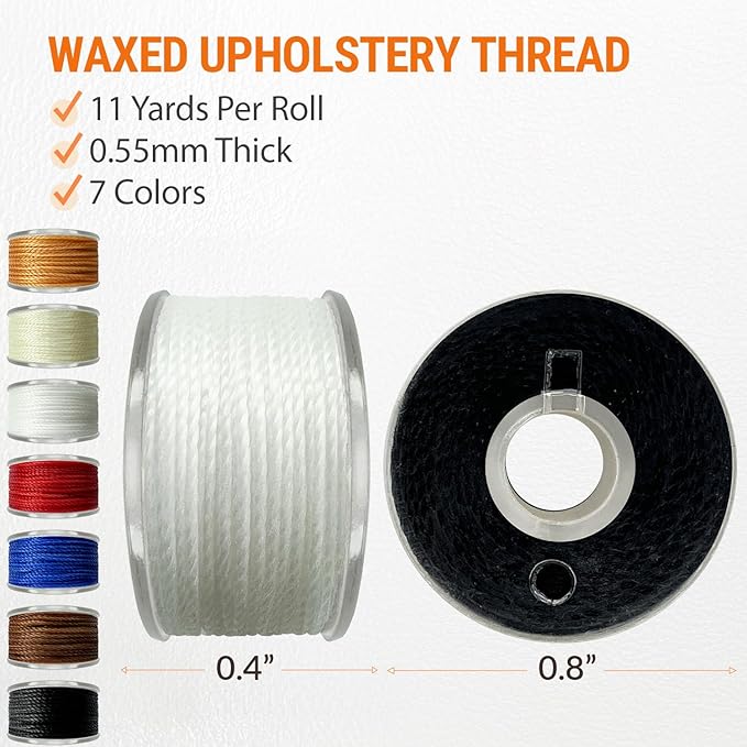 VONEEDL Heavy Duty Sewing Needles & Waxed Thread - Image 4
