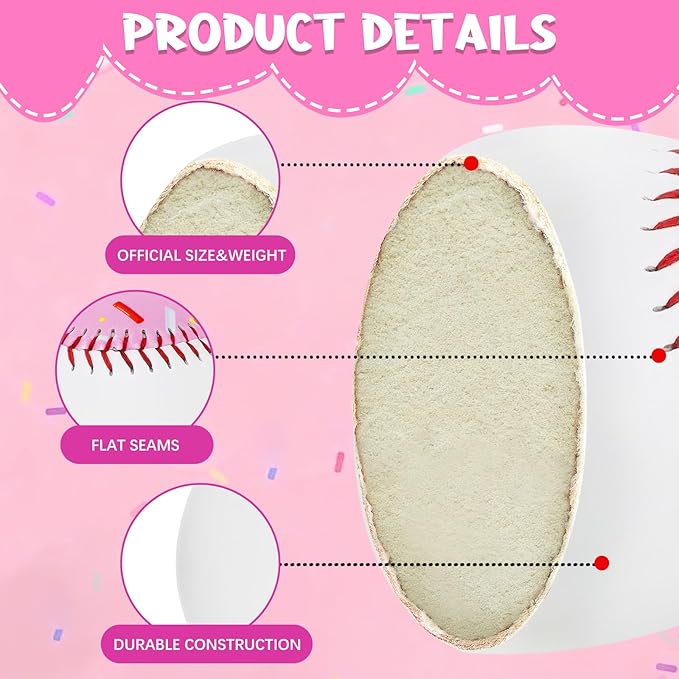 Baseballs PVC 9in Practice Baseball for Training Hitting Lifestyle Decor Ideal Personalized Inspired Gifts for Players Coaches Moms