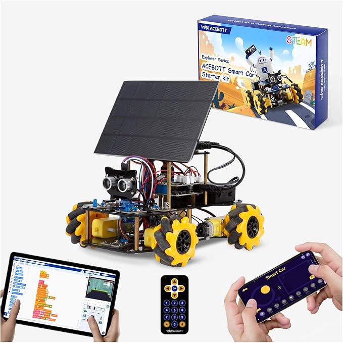 Robotics Kit for Kids Ages 8–12, ACEBOTT STEM Robot Car by ACEBOTT