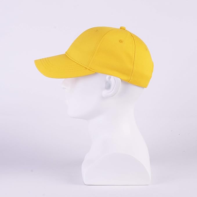 LANGZHEN Unisex Baseball Cap 100% Cotton Fits Men Women Washed Denim Adjustable Dad Hat