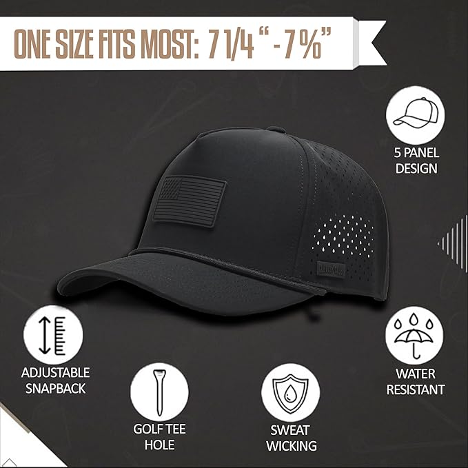Curves & Clubs Titties Golf Hat - Funny Golf Hat, Titties Hat - Funny American Hat - One-Size-Fits-All - Men's Gifts