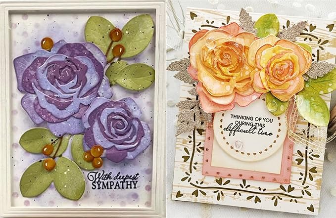 Cutting Dies Metal Stencils Scrapbooking Tools Flowers Lace Frame DIY Embossing - Image 5