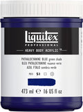 Liquitex Professional Heavy Body Acrylic Paint, 16-oz Pot, Phthalocyanine Blue by Liquitex