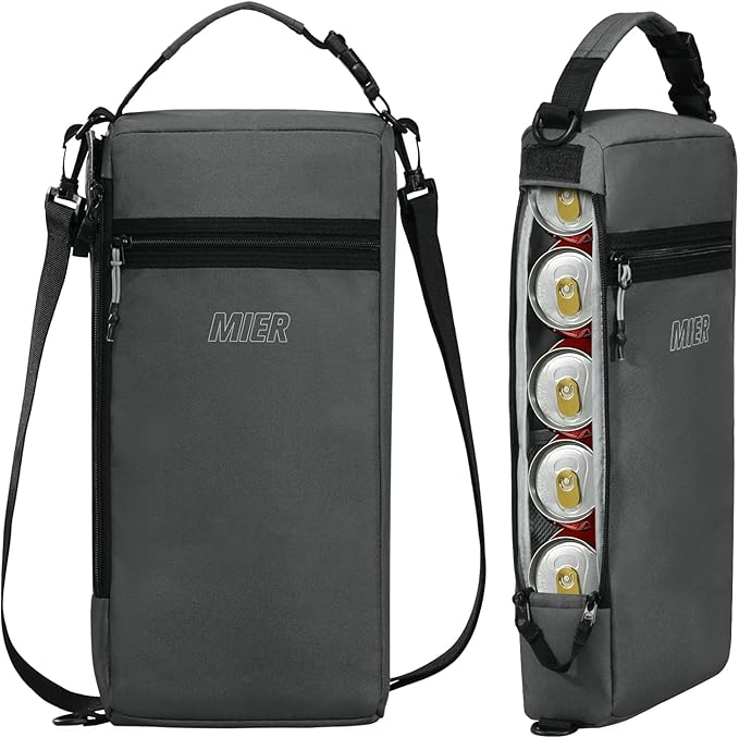 MIER Golf Bag Cooler Insulated Soft Cooler Bag Golf Accessories for Men 9 Cans Portable Beer Cooler Sleeve for Picnic Beach Outdoor Activities
