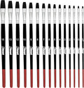 Flat Paint Brushes, Professional Art Paintbrush by Sdanart