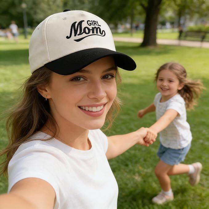 Embroidered Baseball Cap, Cotton Dad Hat, Fun & Heartfelt Stitching, Adjustable Casual Outdoor Hat for Men Women