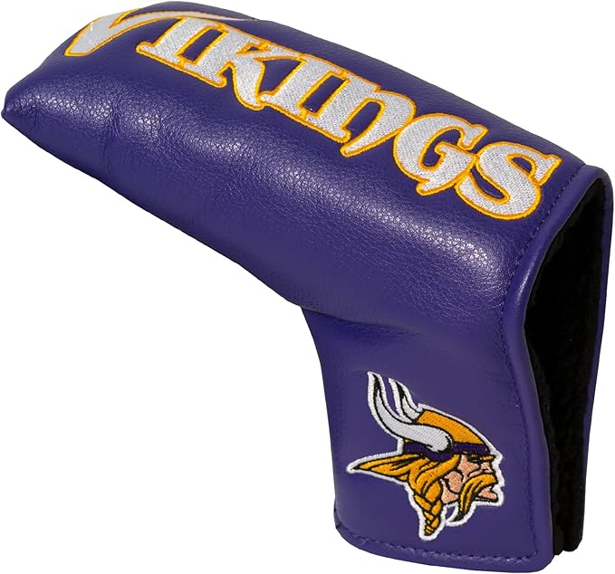 Team Golf NFL Vintage Blade Putter Cover Golf Club Vintage Blade Putter Headcover, Form Fitting Design, Fits Scotty Cameron, Taylormade, Odyssey, Titleist, Ping, Callaway