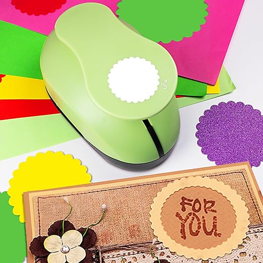 Scalloped Circle Punch, Scalloped Circle Paper Punch, ScallopedHole Punches - Image 3