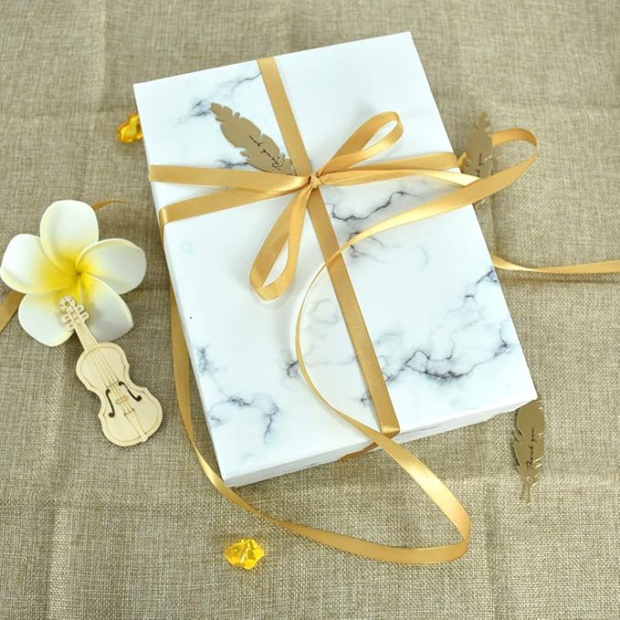 TONIFUL 3/8 Inch x 100yds Gold Satin Ribbon Thin Solid Fabric Ribbons Roll - Image 6
