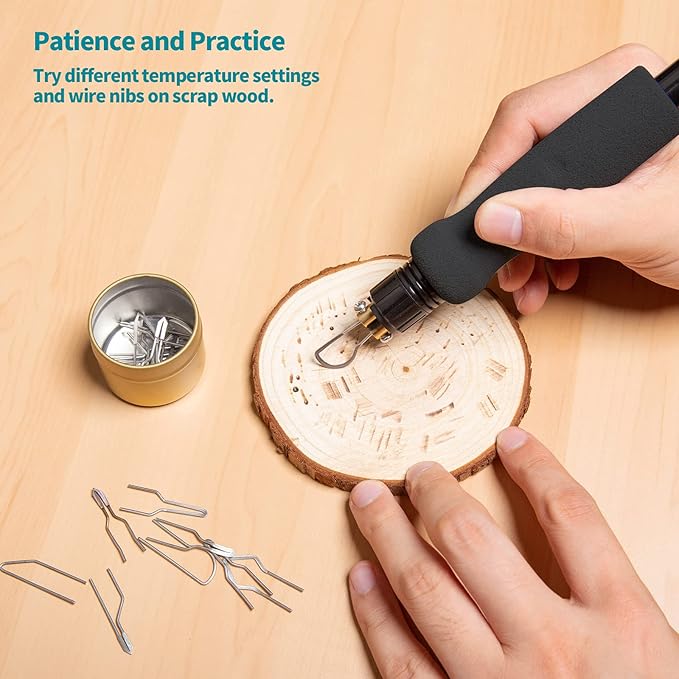 YIHUA 939-II Wood Burning Kit Station Pyrography pen 250~750℃/482~1382℉ - Image 7