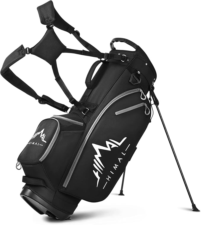 GoHimal 14-Way Golf Stand Bag, Golf Bag with Stand - Lightweight Durable Club Bag for Men & Women