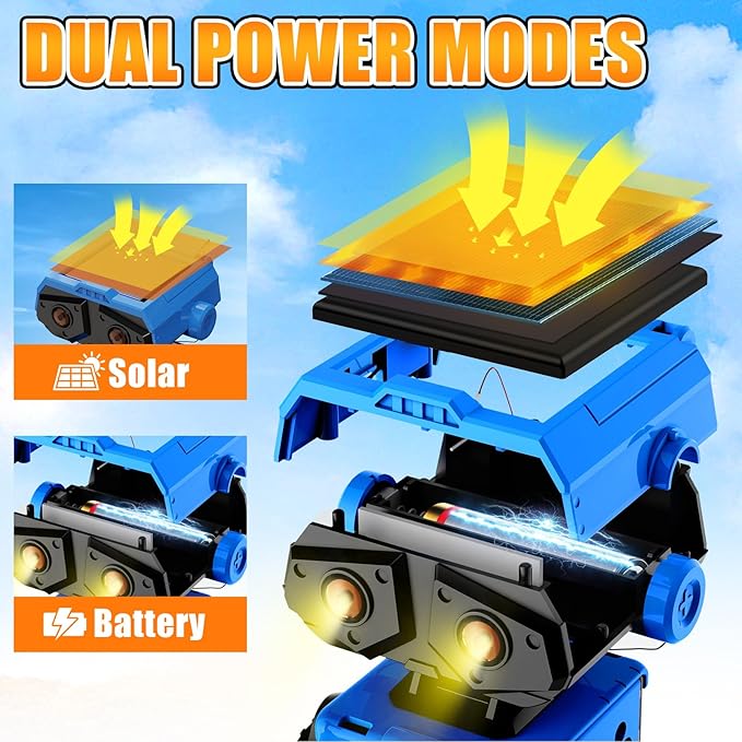 AESGOGO 12 in 1 STEM Solar Power Robots Toys - Image 2