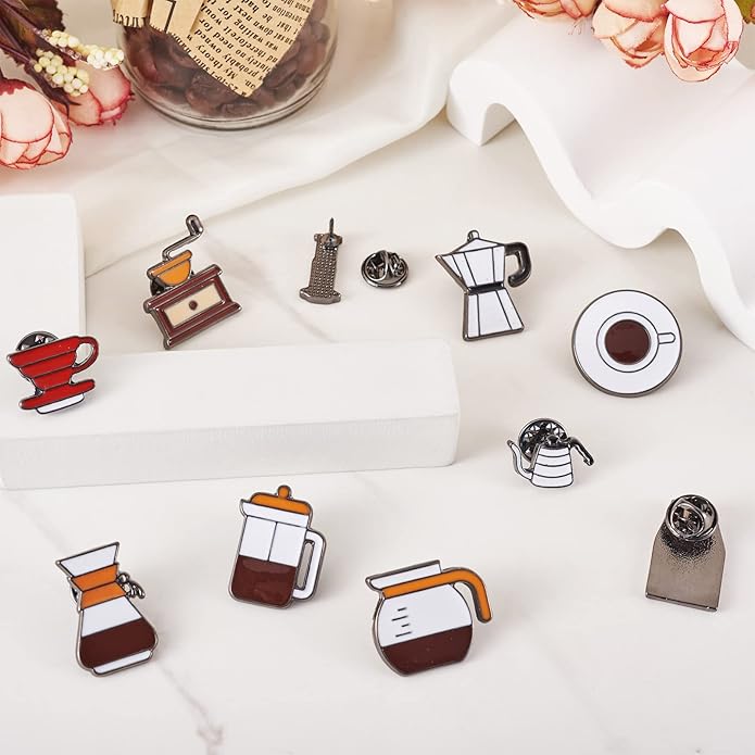 Mixed Enamel Pins for Backpacks, Beadthoven Cute Enamel Brooch Pins Set - Image 2