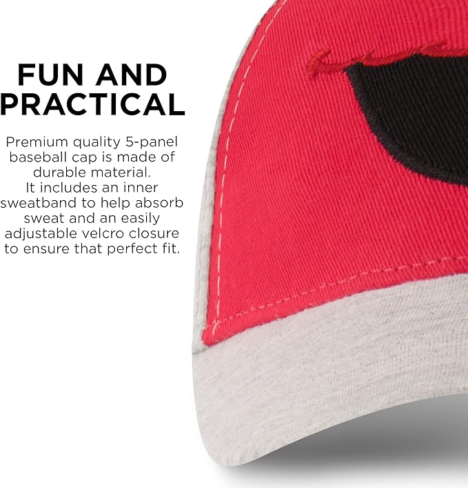 Sesame Street Baseball Cap, Toddler Hats for Boys & Girls Ages 2T-4T, Adjustable Kids Baseball Caps
