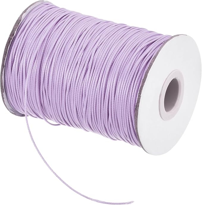 MECCANIXITY Waxed Cord 0.8mm Waxed Polyester Cord 175 Yard Wax String by MECCANIXITY