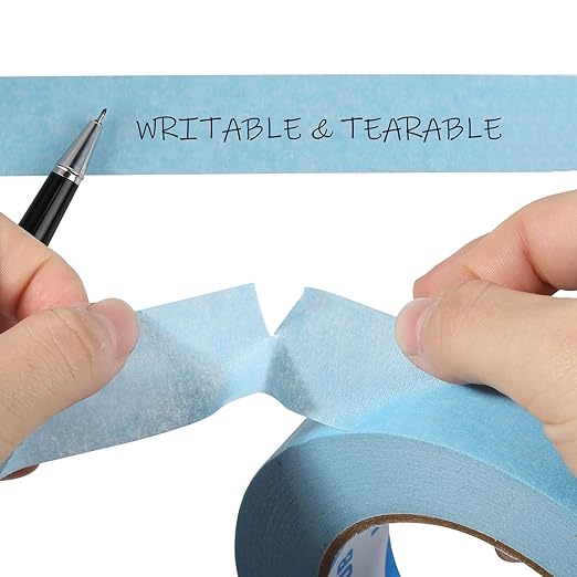 Light Blue Painters Tape, 1 inch x 60 Yards x 5 Rolls - Image 2