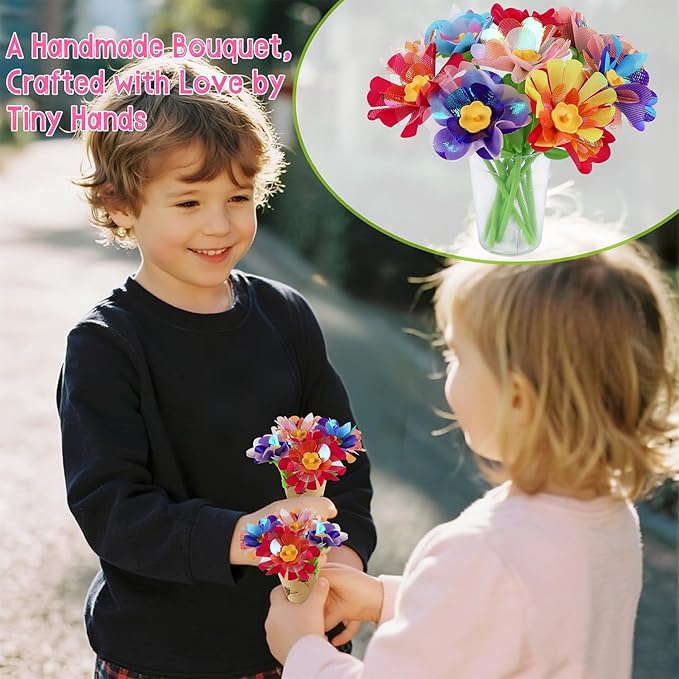 Glintoper Fabric Flower Craft Kit - Image 7