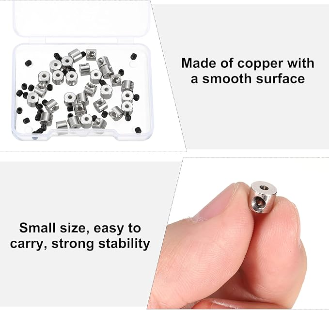MECCANIXITY 30 Pcs Metal Locking Pin Backs, Locking Pin Keepers Locking Clasp - Image 5