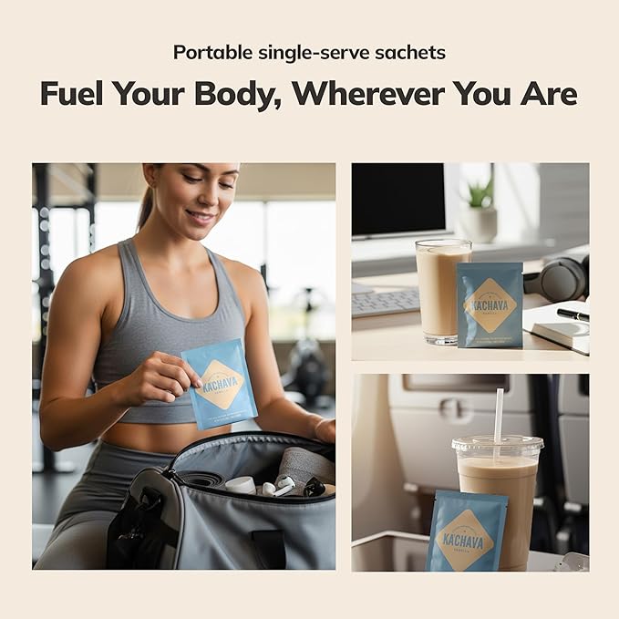 Ka’Chava Whole Body Meal Shake Vanilla, 5-Count Travel Size Sachets – Vegan - Image 9