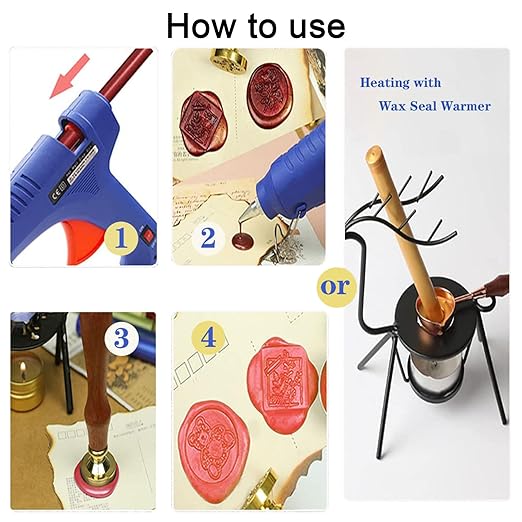 Wax Seal Stick, Ioggtser 30 PCS Pearlescent Pink Mini Glue Gun Wax Seal Stick - Image 5