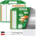 AOLEBA Baseball Lineup Board for Dugout,Dry Erase Magnetic Metal Baseball Clipboard for Coaches