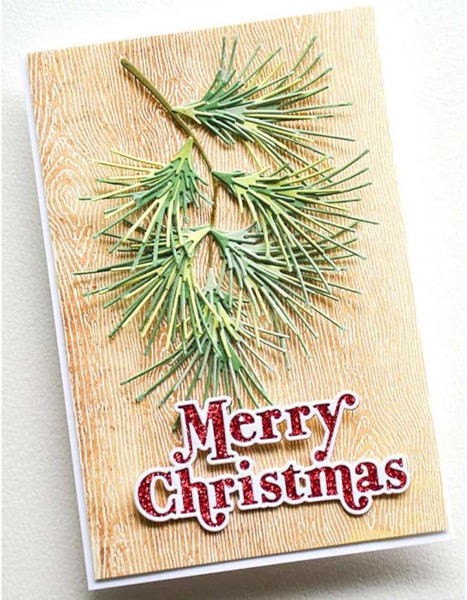 Metal Cutting Dies DIY Merry Christams Embossing Stencil Template Scrapbooking - Image 2