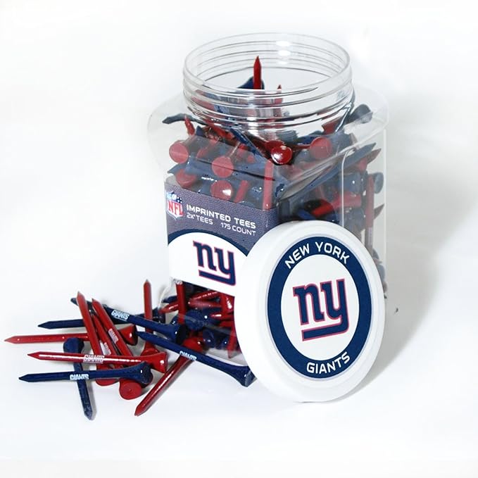 Team Golf NFL Green Bay Packers Jar Of 175 Golf Tees 2-3/4" Golf Tees, 175 Pack, Regulation Size, Multi Team Colors