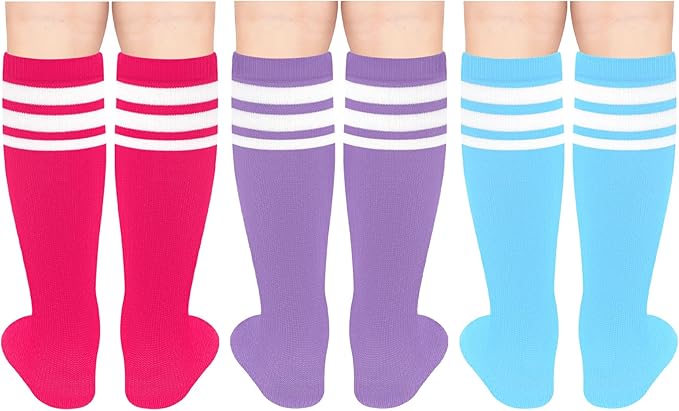 Olreco Toddler Soccer Socks Kids Baseball Socks Youth Softball Sock for Girls Boys Football Sock Boys Athletic Accessories