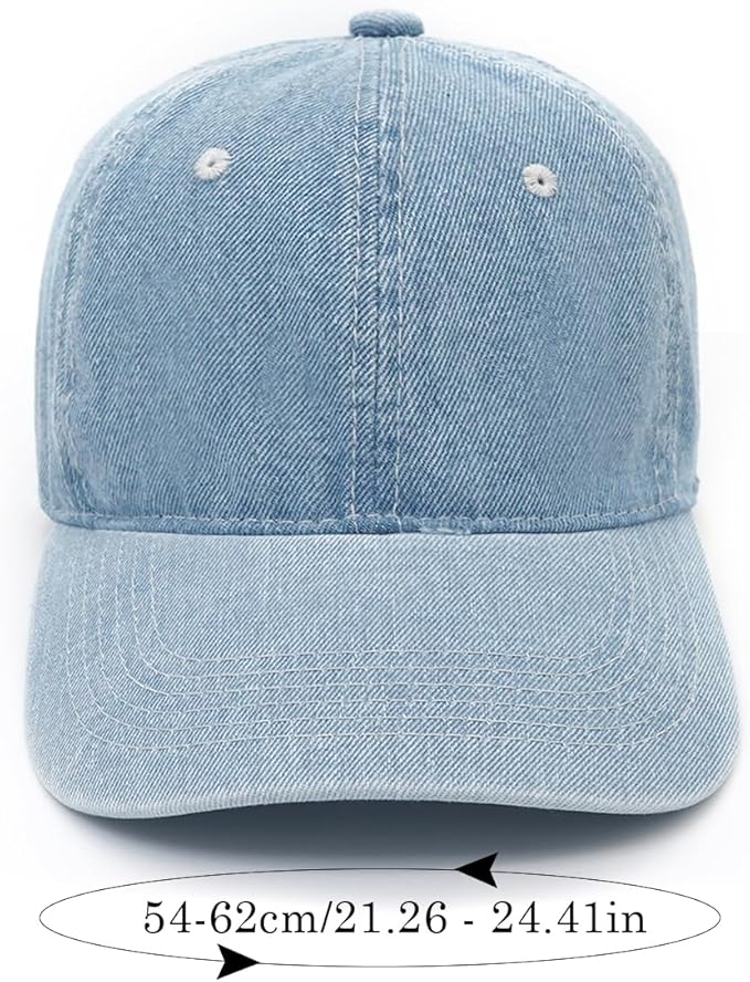 Baseball Cap for Women Men Classic Strapback Hats Adjustable Sun Hat
