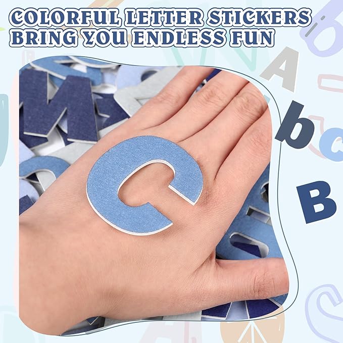 Breling 310 Pieces Felt Bulletin Board Letters Sticker - Image 4